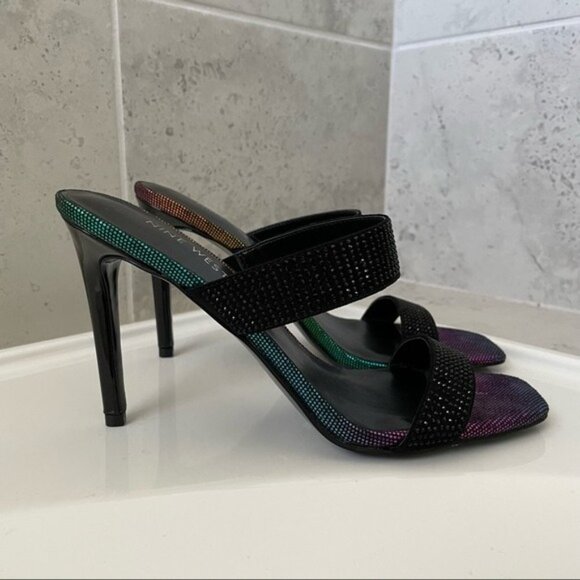 Nine West Black Heels Size 8.5 Women - Picture 7 of 13